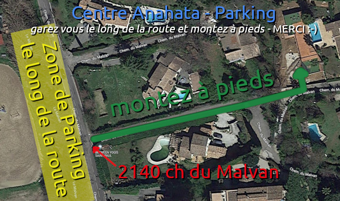 Centre Anahata - Parking