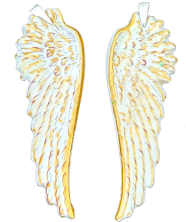 aile d'ange blanche